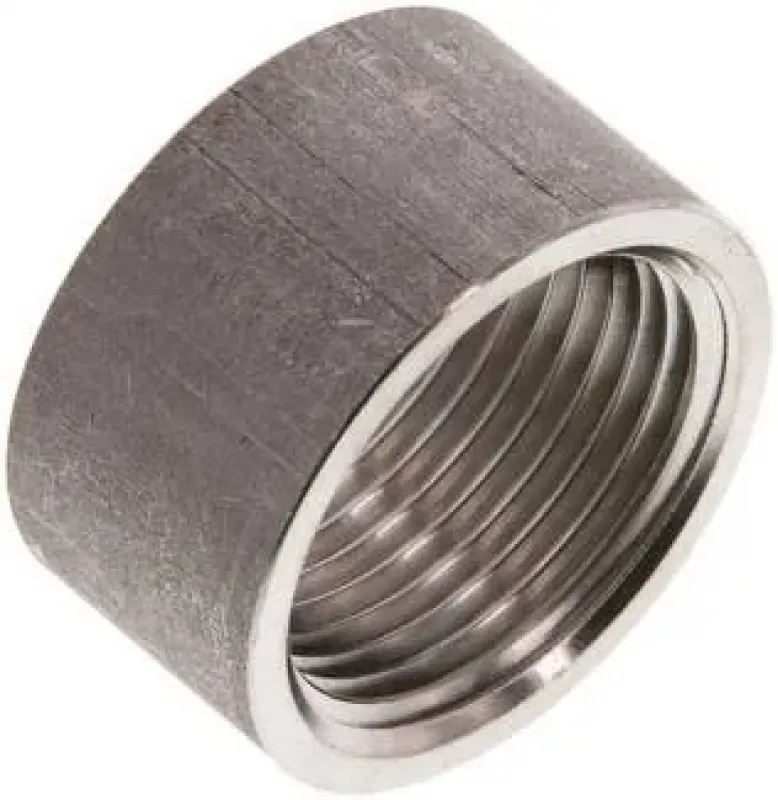 Halbe Anschweißmuffe aus Edelstahl 1.4571, DIN 2986, PN 40, alle Größen