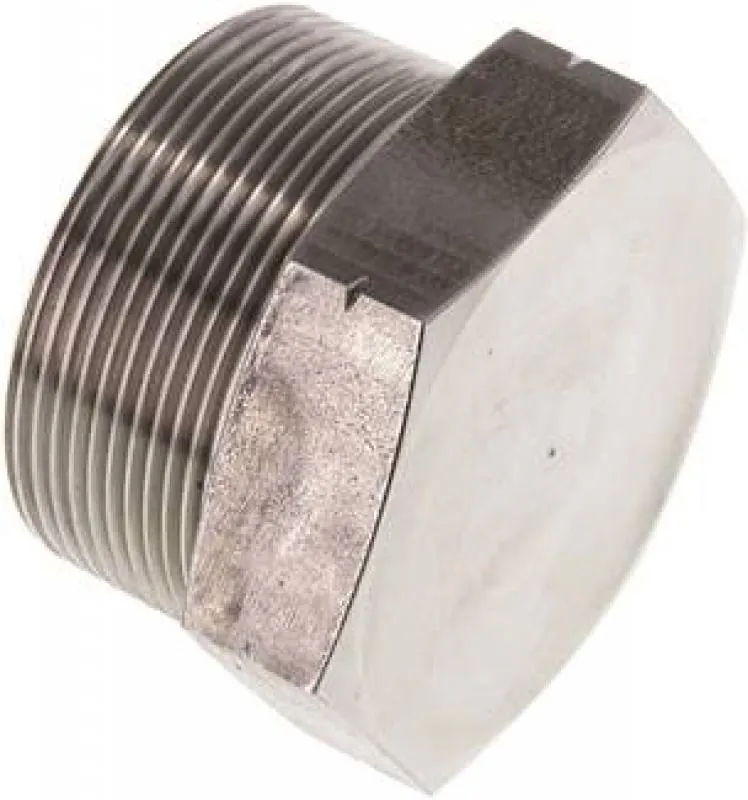Hochdruck-Verschlussschraube Edelstahl V4A, NPT-Gewinde, bis 345 bar