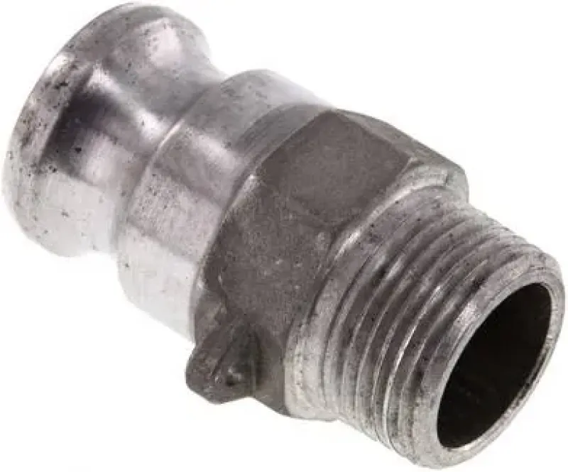 Kamlok-Stecker Aluminium Außengewinde Typ F