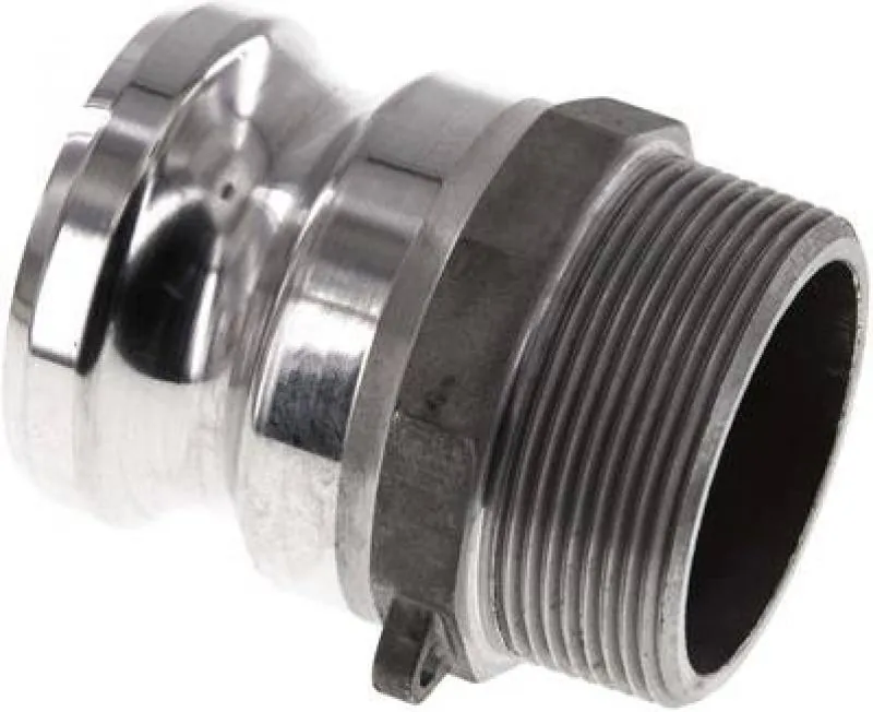 Kamlok-Stecker Aluminium Außengewinde Typ F