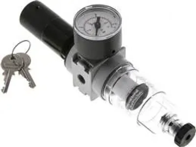 Exemplarische Darstellung abschliessbar Aventics Filterregler Serie Multifix Baureihe 0 für kompakte Hochleistungsanwendungen