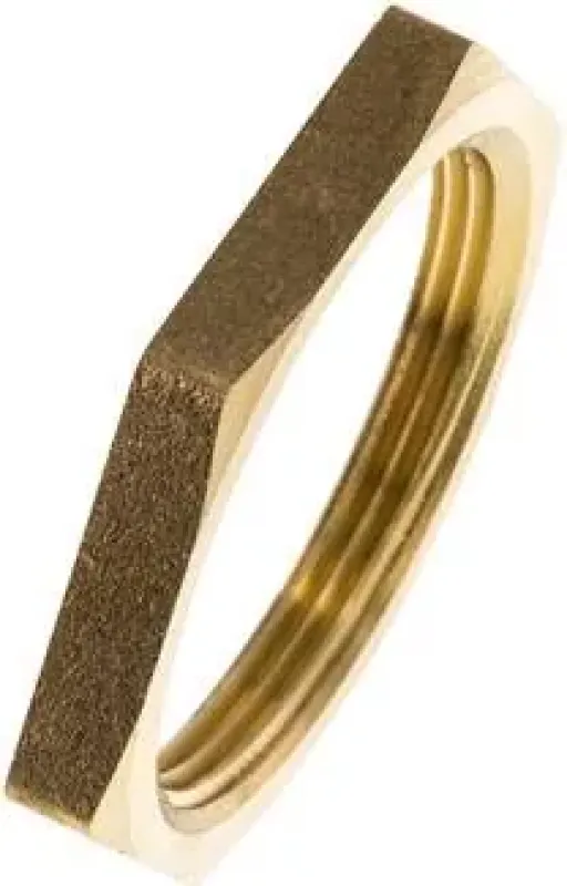 Sechskant-Gegenmutter aus Messing, Whitworth-Rohrgewinde, alle Größen