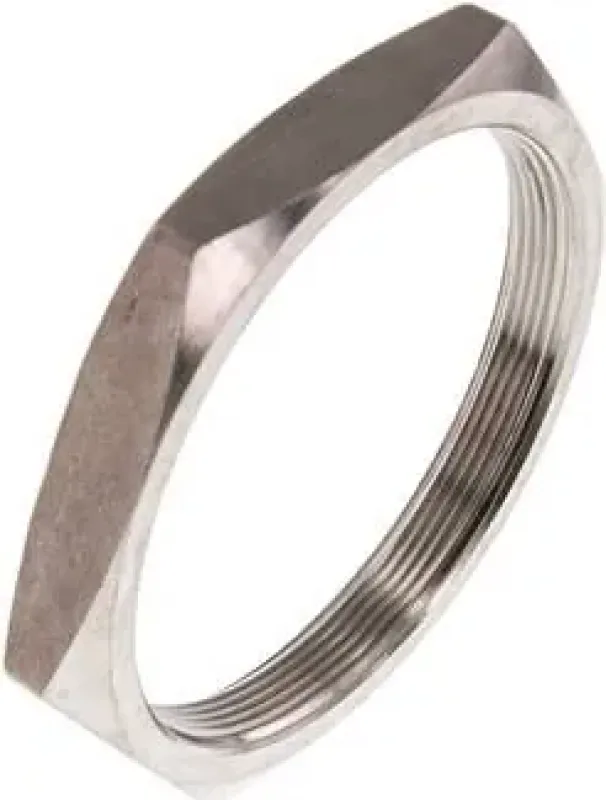 Sechskant-Gegenmutter aus Edelstahl V4A, Whitworth-Rohrgewinde, alle Größen