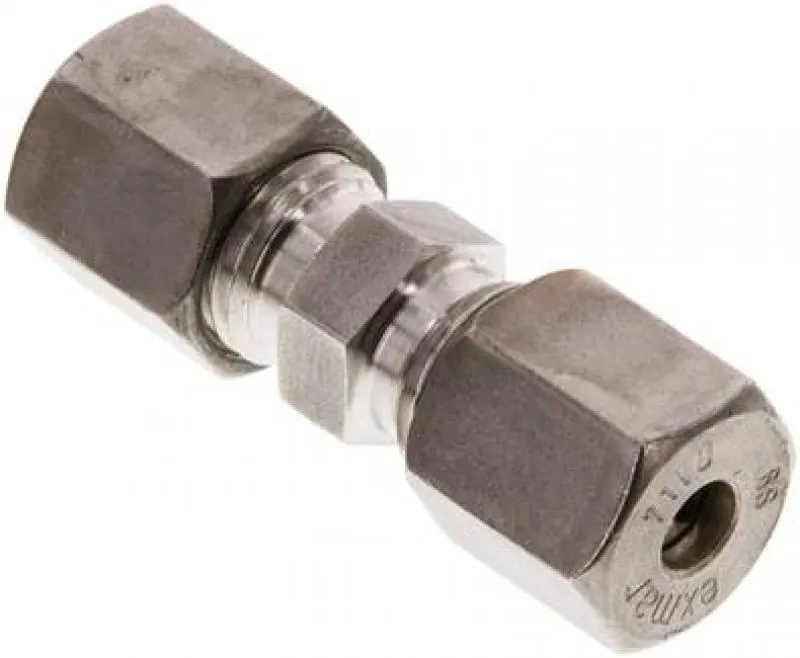 Gerade Schneidringverschraubungen Edelstahl Klemmring 1.4571 (NC) alle Größen