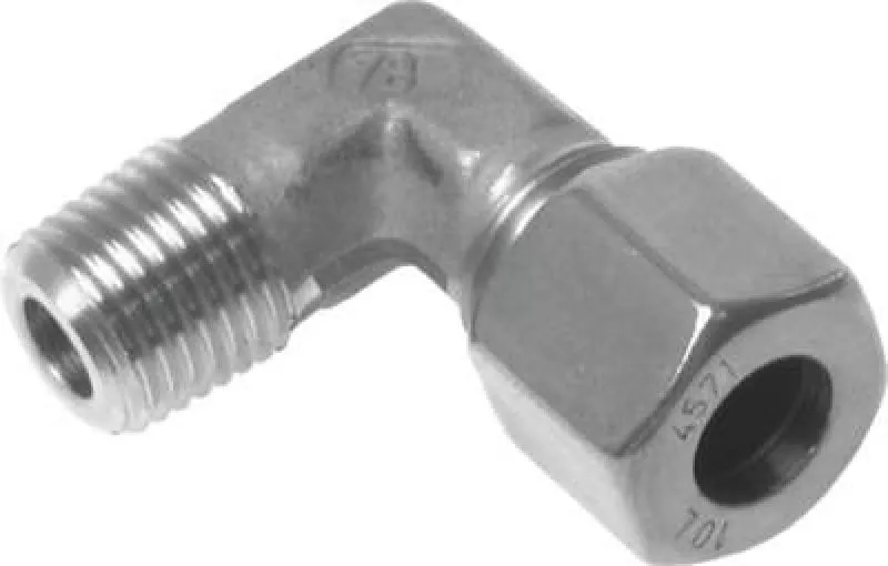 Winkel-Schneidringeinschraubverschraubung Edelstahl NC alle Größen (R/G-Gewinde)