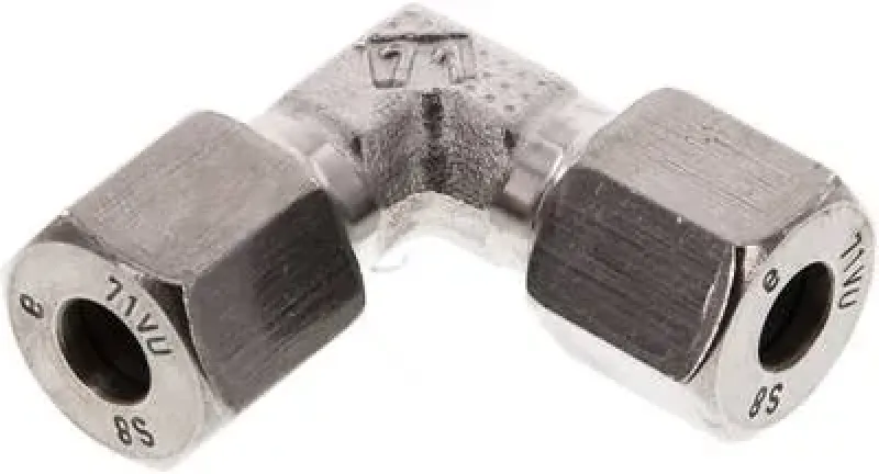 Winkel-Schneidringverschraubung Edelstahl DIN-2353 alle Größen