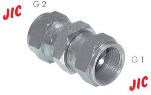 Gerade Verschraubungen Stahl verzinkt mit UNF-​Gewinde bis 310 bar, alle Größen