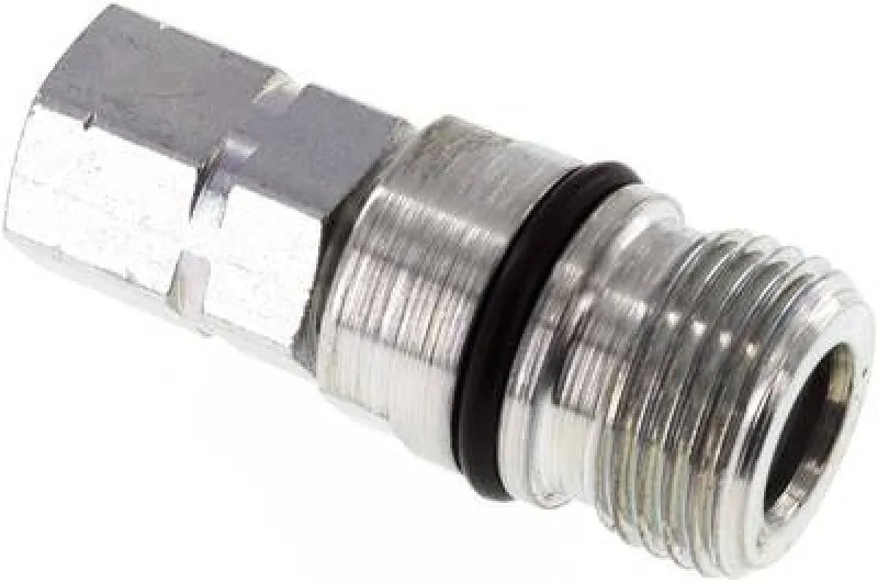 Schnellverschluss-Schraubkupplung Innengewinde ISO 14541 Stahl verzinkt