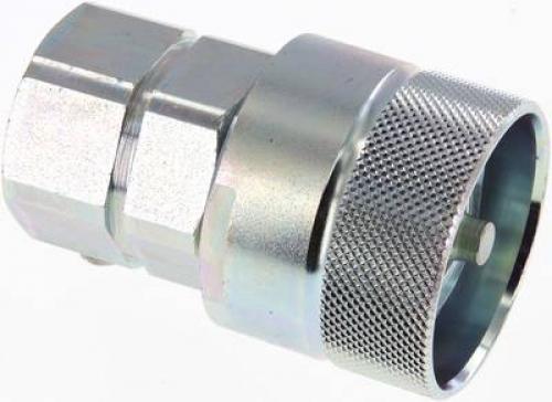 Schnellverschluss-Schraubkupplungen mit Innengewinde, ISO 14541, Stahl verzinkt, alle Größen