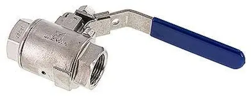 2-teilige Kugelhähne mit Zwangsentlüftung – Edelstahl, PN 16, alle Größen