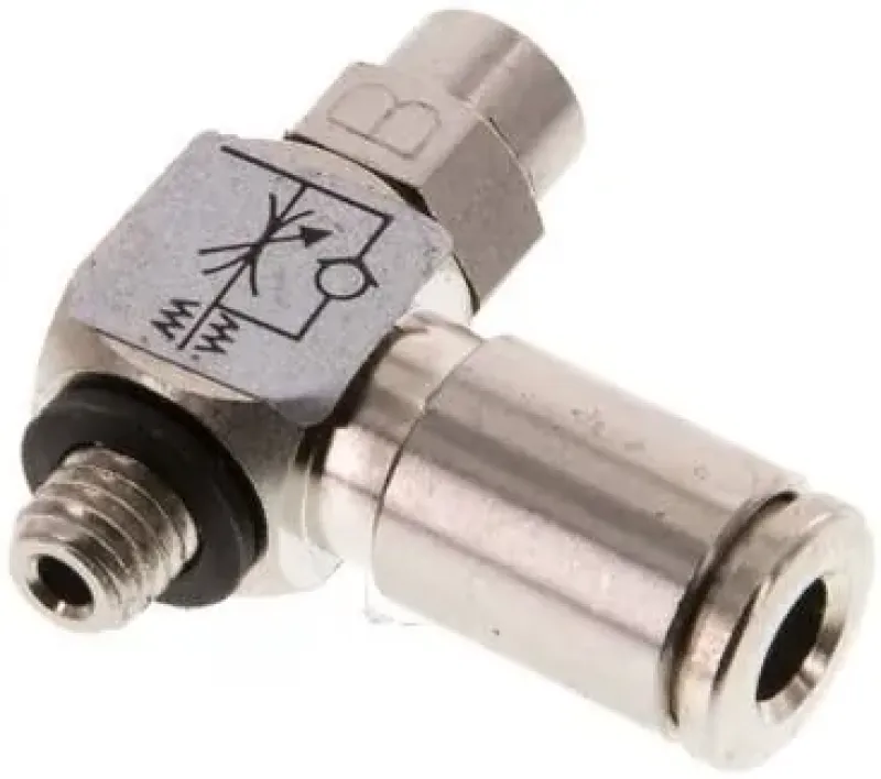 IQS Drosselrückschlagventil Hohlschraubenform – mit Schlitzschraube MSV – alle Größen 4mm bis 12mm