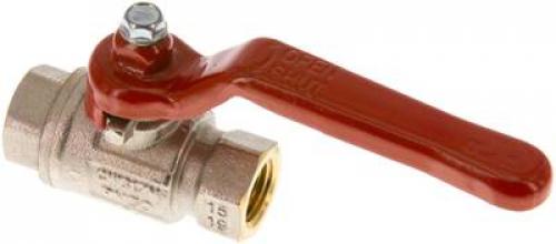 Kugelhähne 2-teilig Messing vernickelt – voller Durchgang, IG, 14–50 bar, alle Größen