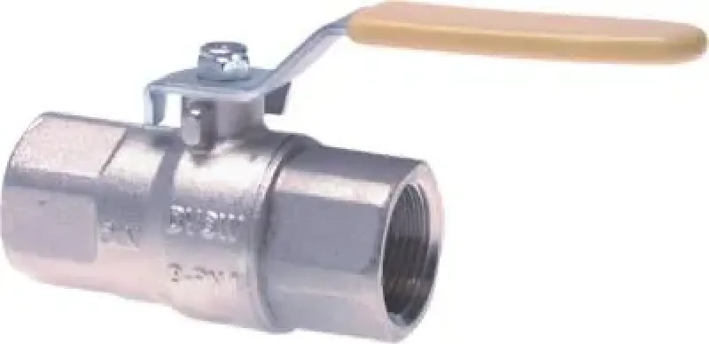 Kugelhähne 2-teilig Messing vernickelt IG für den Einsatz in Sauerstoffanlagen, bis 63bar, alle Größen