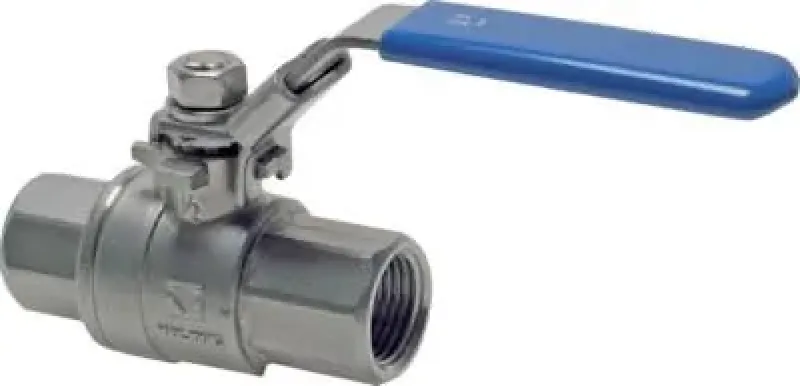 Edelstahl-Kugelhähne 2-teilig – IG, voller Durchgang, PN 63 (Eco-Line), alle Größen