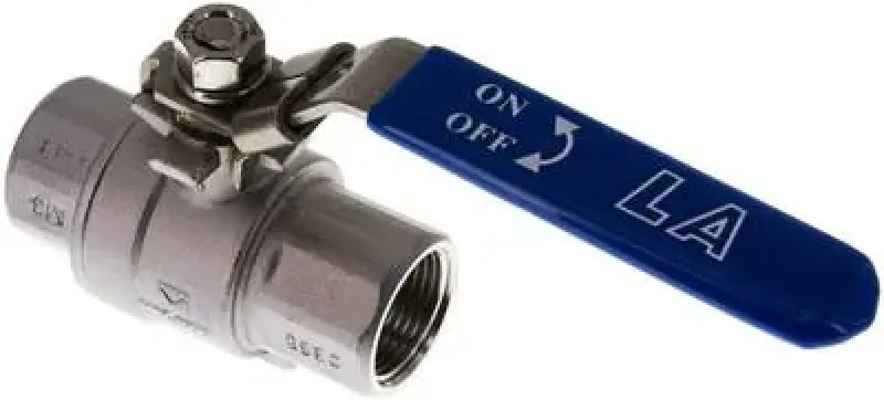 Edelstahl-Kugelhähne 2-teilig – IG, voller Durchgang, PN 63 (Eco-Line), alle Größen