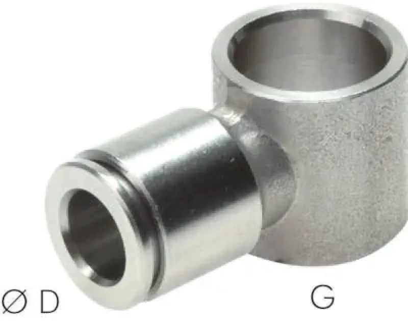 IQS L-Ringstücke, Steckanschluss, Edelstahl, alle Größen