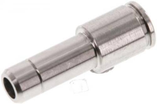 Steckverbindungen reduzierend mit Stecknippel, Edelstahl, IQS, alle Größen, Lebensmittelecht