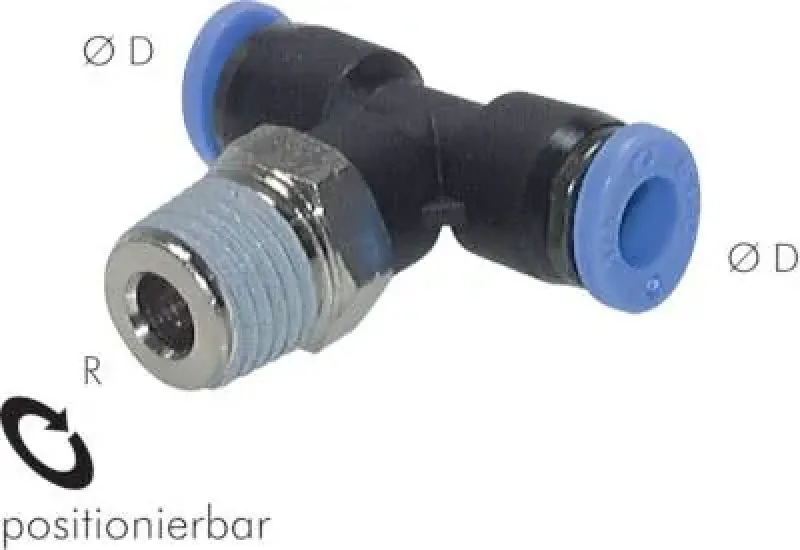 IQS T-Steckverschraubungen Inch Zoll Pneumatik & Druckluft alle Größen