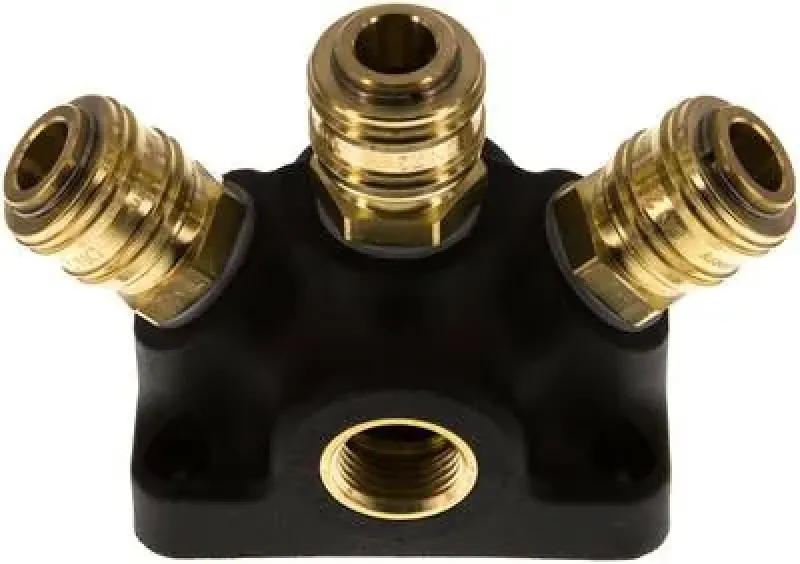 Wanddose mit Innengewinde und Kupplungsdose NW 7,2 Kunststoff