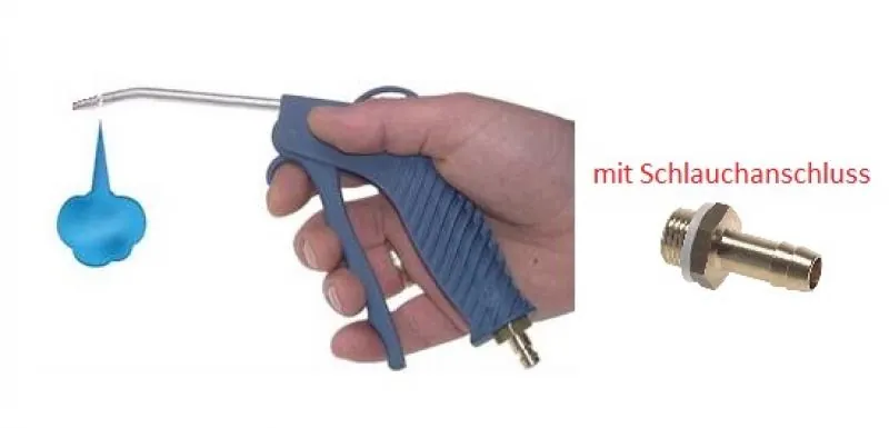 Ausblaspistolen, Kunststoff, dosierbar, mit Verlängerungsrohr und Sicherheitsdüse – alle Typen