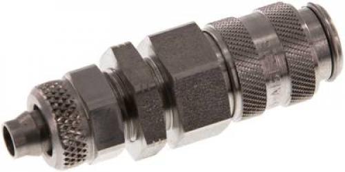 Kupplungsdosen mit Überwurfmutter & Schottgewinde, NW 5, Edelstahl 1.4305, alle Größen