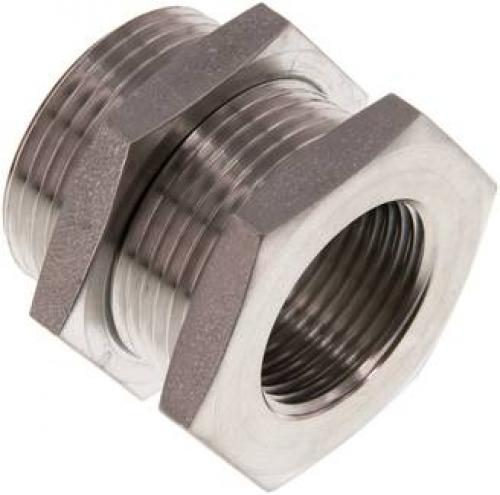 Schottverschraubungen Edelstahl 1.4571 40 bar, alle Größen