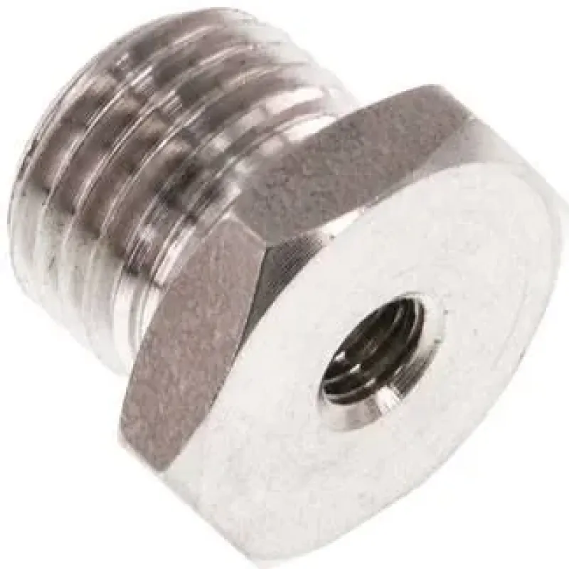 Reduziernippel Edelstahl 1.4571 mit zylindrischem Außen- und Innengewinde bis 40 bar, alle Größen