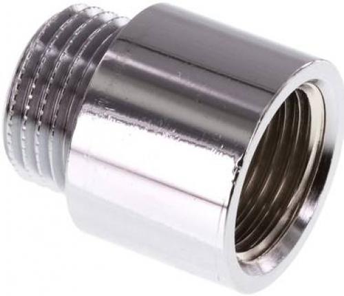 Gewindeverlängerungen aus Messing verchromt mit Innenvielkant, DIN 3523, alle Größen