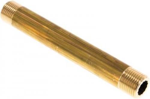 Rohrdoppelnippel Messing*, ähnlich EN 10241 (DIN 2982) bis 16 bar, alle Größen