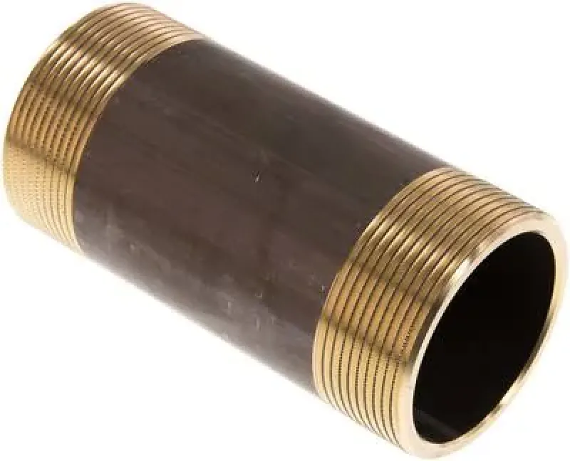 Rohrdoppelnippel aus Messing, ähnlich EN 10241 (DIN 2982), bis 16 bar, alle Größen