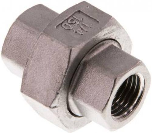 Verschraubungen Edelstahl* 1.4408 mit IG - konisch dichtend bis 16 bar, auch NPT, alle Größen