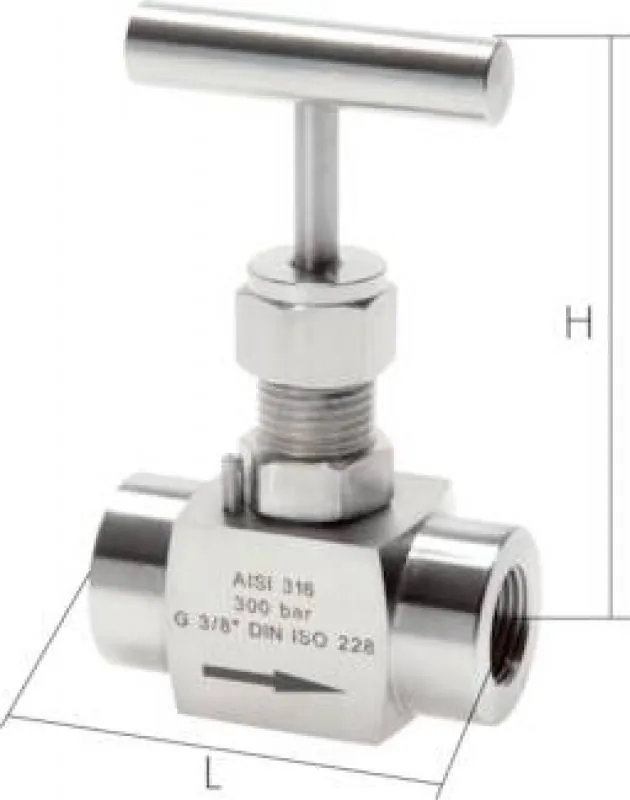 Nadel-Absperrventile Edelstahl PN 300 (Eco-Line), alle Größen