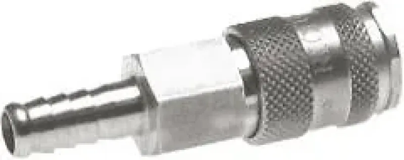 Kupplungsdosen mit Schlauchtülle, NW 7,2, Edelstahl 1.4404, verschiedene Größen