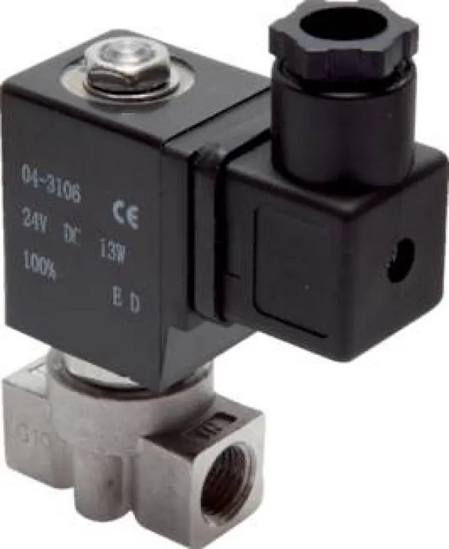2/2-Wege Magnetventile Edelstahl Eco-Line – stromlos geschlossen (NC), Wasserventil, alle Größen