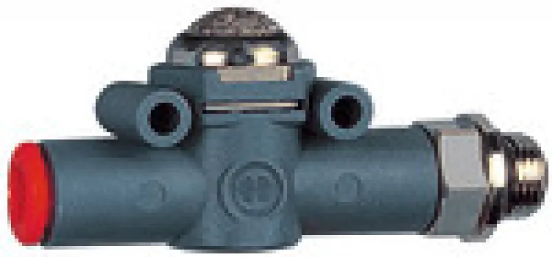 Riegler Schnellentlüftungsventil mit Schalldämpfer, Schlauch (Eingang) – Gewinde (Ausgang)