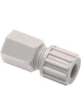 Gerade Aufschraubverschraubungen, PP, Anschlussprinzip "1" für Schläuche (nicht für PTFE-Schläuche), Schlauchverbinder, Verbinder, Verschraubung, alle Größen