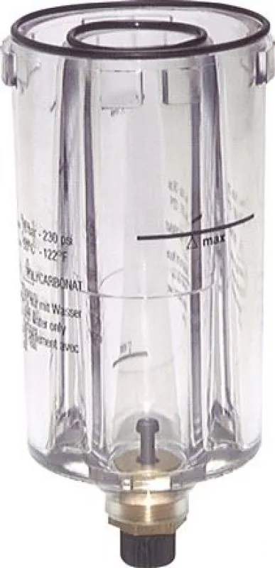 Kunststoff 1 Ersatzbehälter aus Metall und Kunststoff für Kombi-Wartungseinheiten