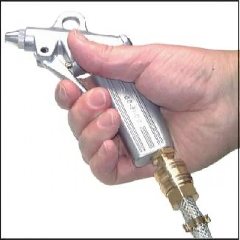 Anwendungsbeispiel 4 Ausblaspistole Aluminium dosierbar mit Kurzdüse alle Typen