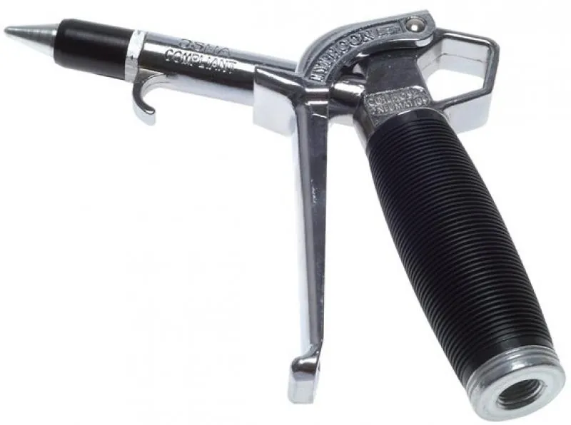 Hochleistungs‑Ausblaspistole Typhoon verchromtes Aluminium alle Typen