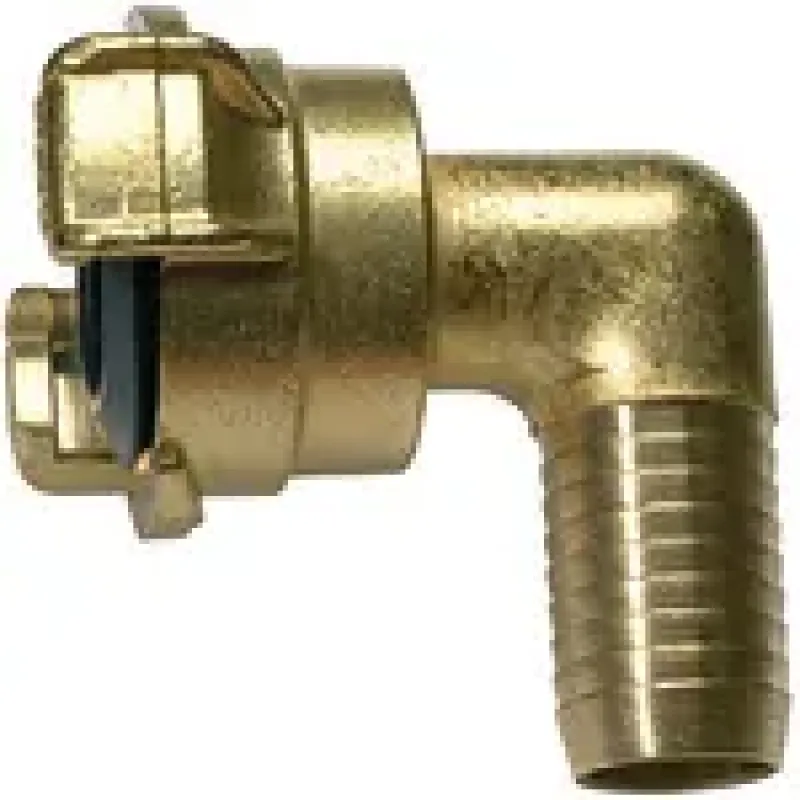 Original GEKA® Winkelkupplung aus Messing mit Schlauchtülle