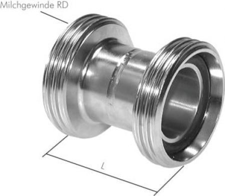 Hydraulikkupplung, Edelstahl 1.4305, Innengewinde G 1/4 107704