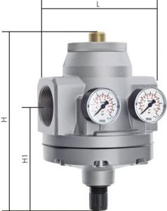 Druckregler, pilotgesteuert - Standard, bis 50000 l/min
