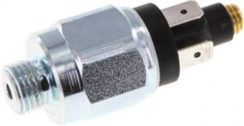 Druckschalter bis 350 bar – Stahl verzinkt / Messing, mit Flachstecker, alle Typen