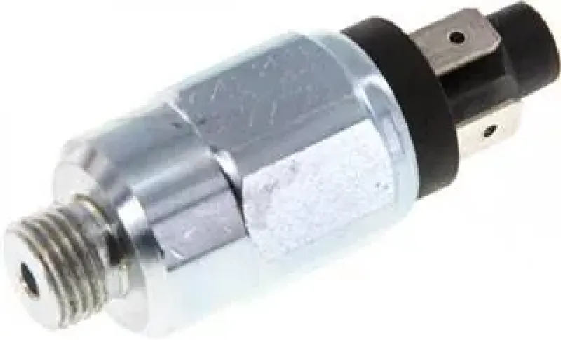 Druckschalter bis 350 bar – Stahl verzinkt / Messing, mit Flachstecker, alle Typen