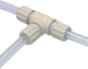 T-Verbinder für Gewebeschlauch TX, Material PP, PN 10, Verschraubung, Verbinder, Schlauchverbinder, TX-Schlauch, alle Größen
