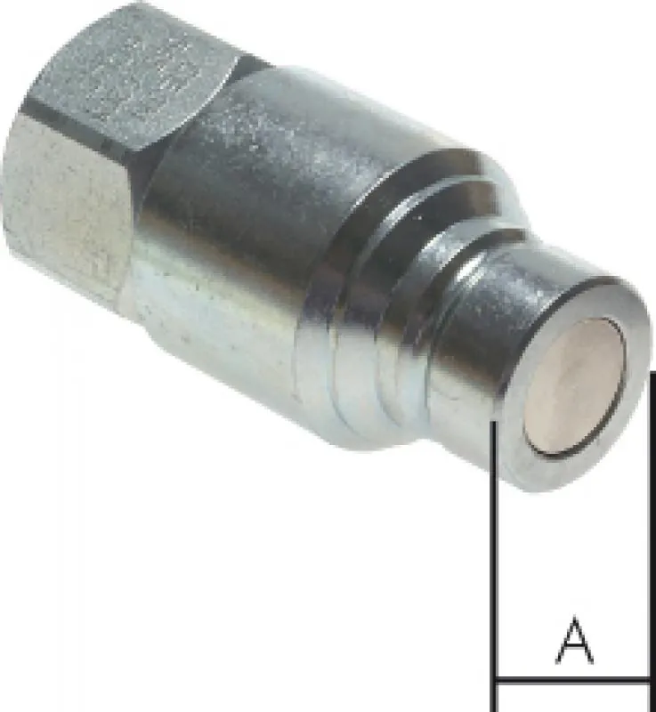 Flat-face Kupplungen CEJN mit Innengewinde, ISO 16028, Stahl verzinkt, alle Größen von www.pneumatikshop-online.de