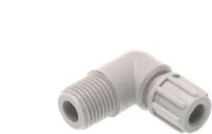 Winkel-Einschraubverschraubungen, PP, Anschlussprinzip "1" für Schläuche (nicht für PTFE-Schläuche), Schlauchverbinder, Verbinder, Verschraubung, alle Größen