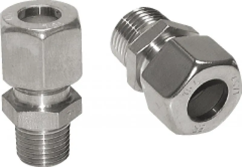 Gerade Schneidringverschraubung (R-Gewinde), Edelstahl 1.4571, alle Größen von www.pneumatikshop-online.de