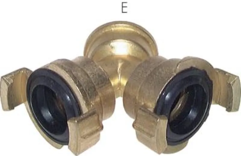 Y-Verteiler für GK Gartenschlauchkupplungen, Messing von www.pneumatikshop-online.de