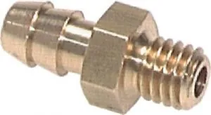 Stecknippel Messing mit zylindrischem Gewinde - Innenkonus, PN 10, alle Größen